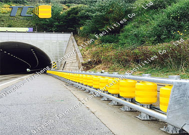 Good price 튼튼한 안전 롤러 장벽 가동 가능한 자전 반대로 충돌 배럴 난간 온라인으로