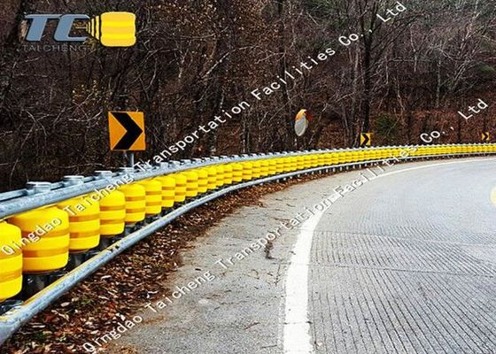 Good price AASHTO M180 고속도로 롤러 장벽 EVA/PU 회전 난간 장벽 온라인으로